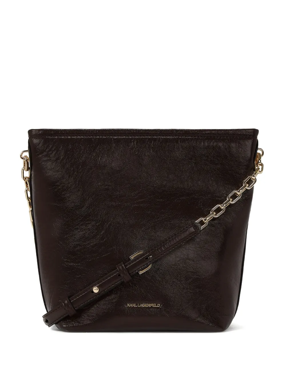 Karl Lagerfeld K Autograph kleine bucket-tas Bruin