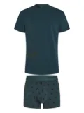 Karl Lagerfeld Ikon graphic-print sleepwear set - Blue