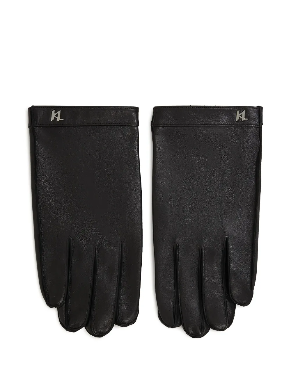 Karl Lagerfeld Handschoenen met monogram - Zwart