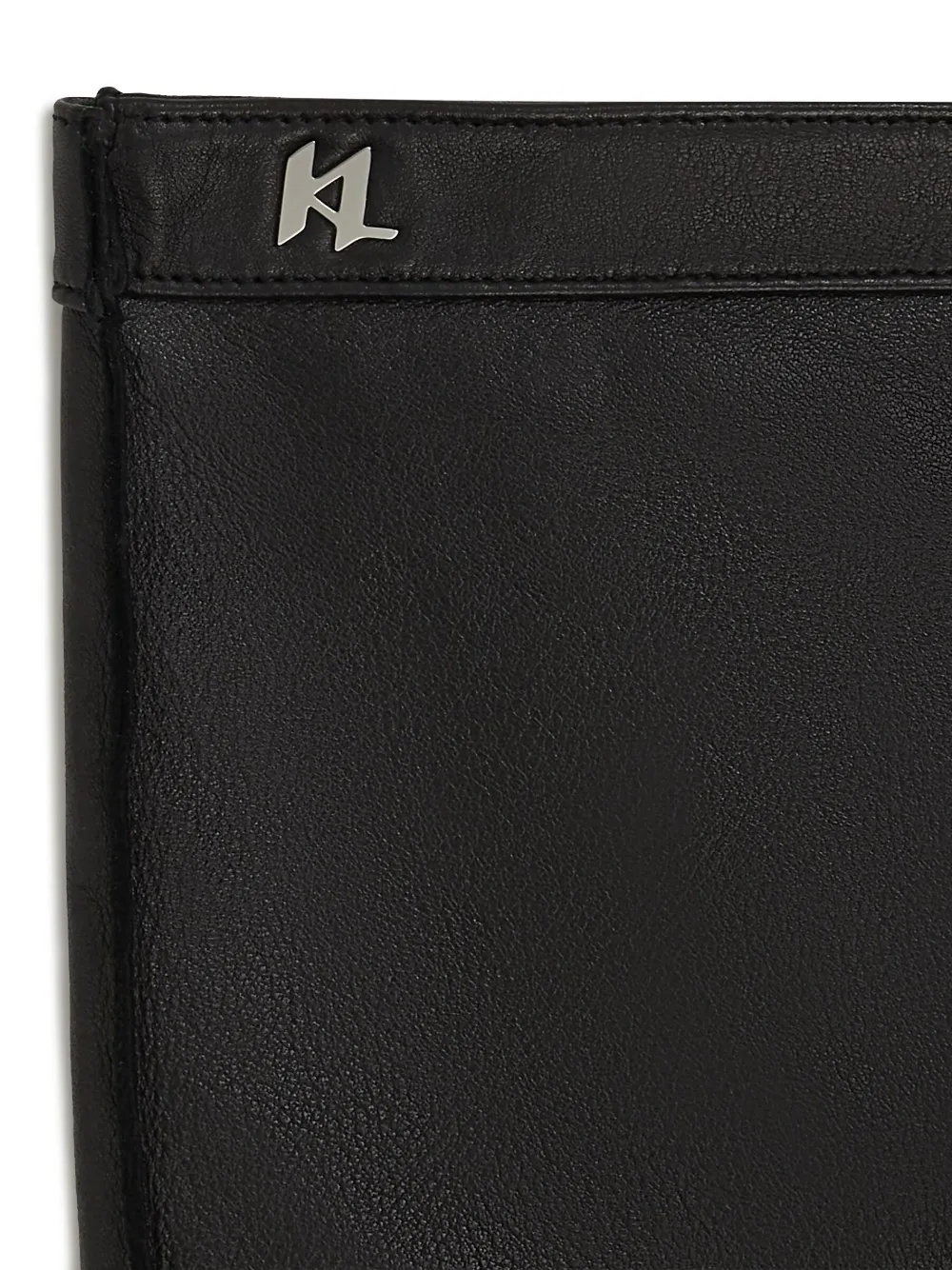 Karl Lagerfeld Handschoenen met monogram Zwart