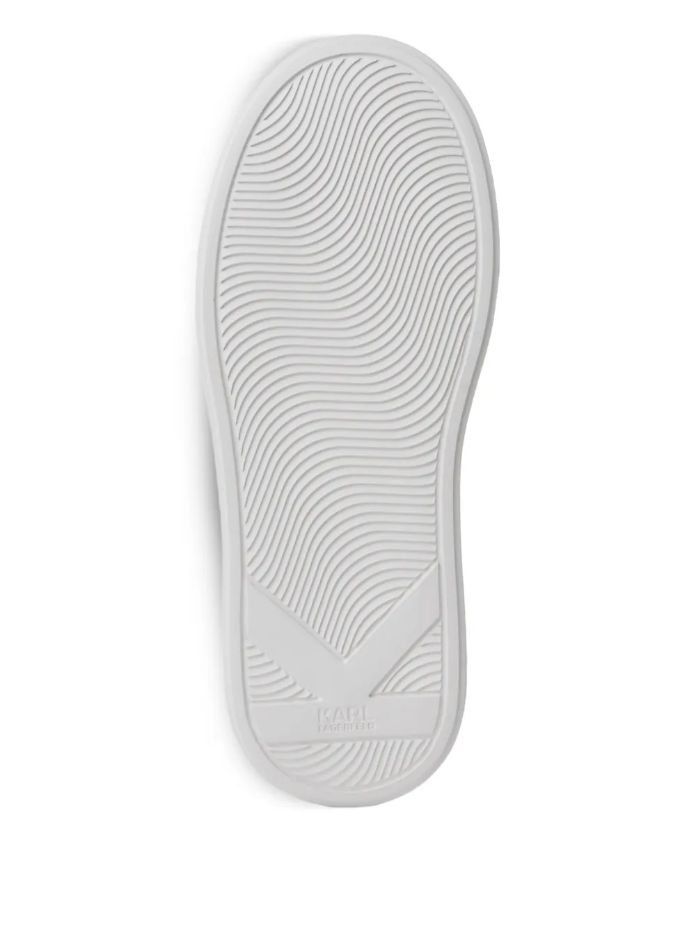 Karl Lagerfeld Ikon sneakers met glitter Grijs