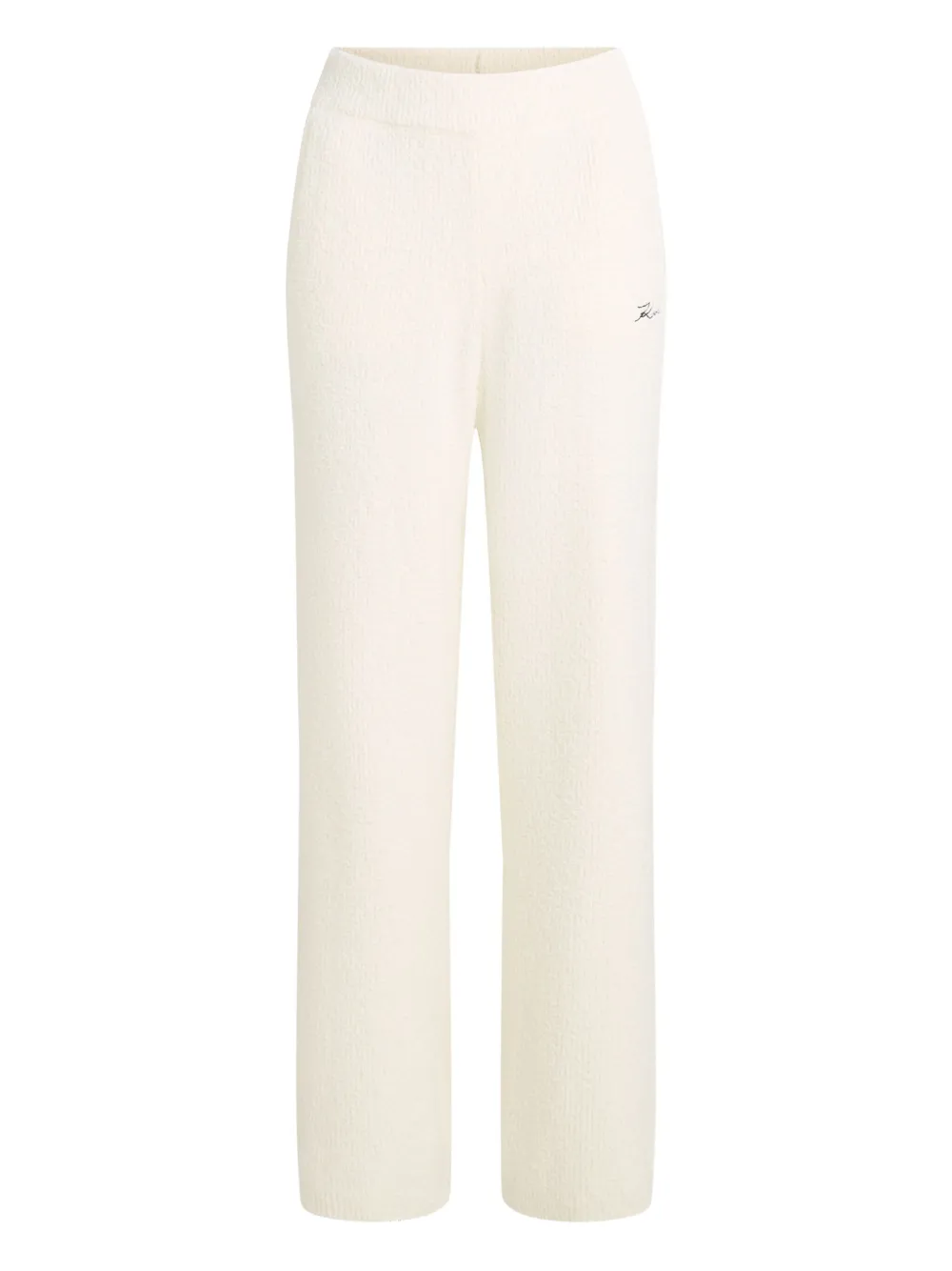 Karl Lagerfeld Signature フリース ラウンジパンツ - ニュートラル Karl Lagerfeld Signature フリース ラウンジパンツ - ニュートラル