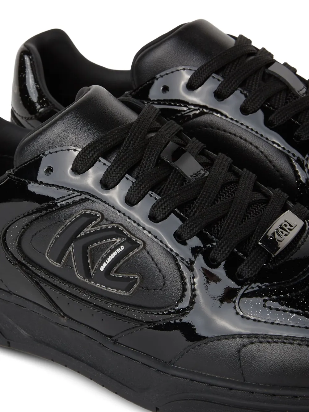 Karl Lagerfeld Jeans Sneakers met glitter Zwart