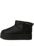 Karl Lagerfeld platform pull-on boots - Black