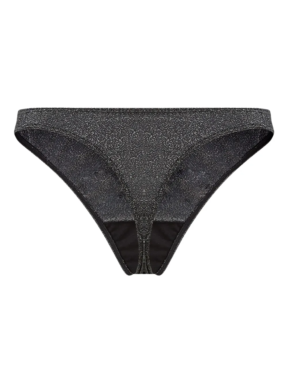 Karl Lagerfeld Lurex string - Zwart