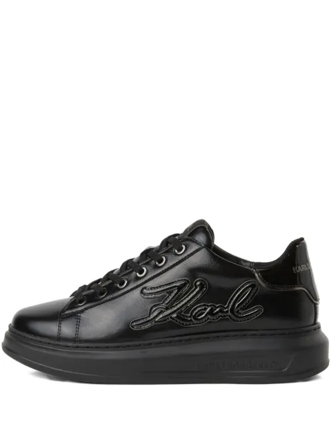 Karl Lagerfeld tenis con logo en relieve