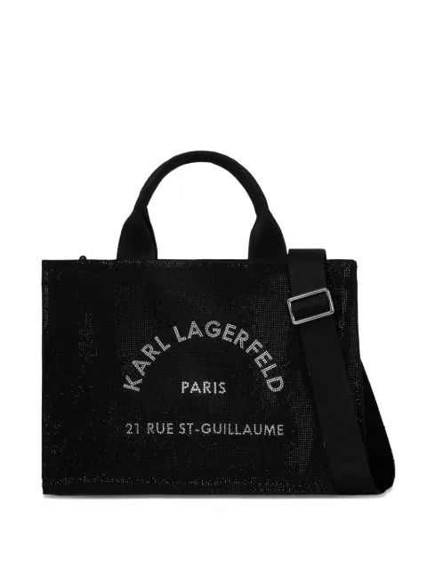 Karl Lagerfeld medium Rue St-Guillaume square tote bag