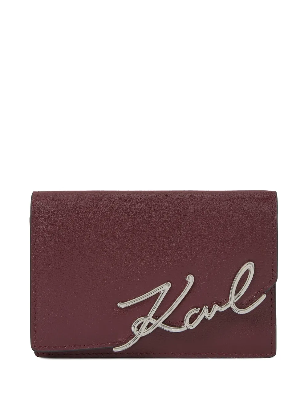 Karl Lagerfeld Signature Karl Wallet In Red