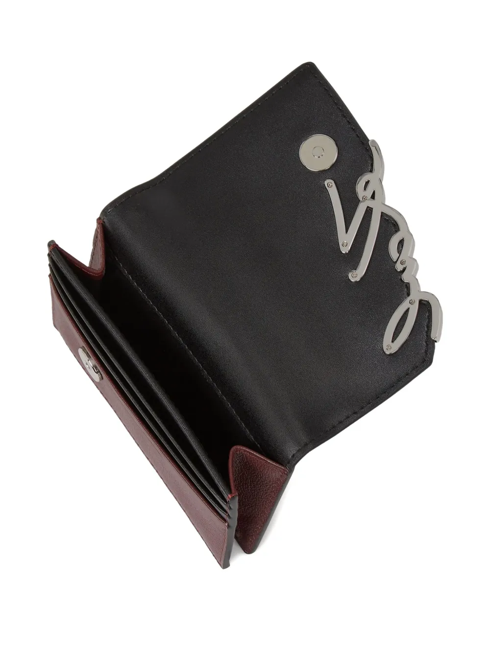 Karl Lagerfeld Signature Karl Wallet In Red