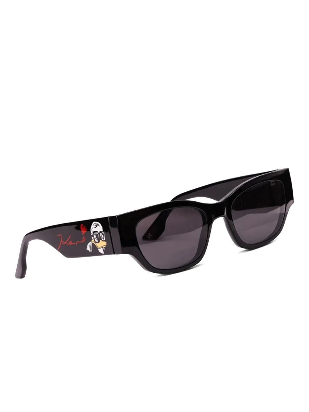 Karl Lagerfeld x Disney キャットアイ サングラス - ブラック Karl Lagerfeld x Disney キャットアイ サングラス - ブラック