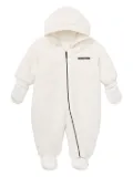 Karl Lagerfeld Kids hooded teddy all-in-one - Neutrals