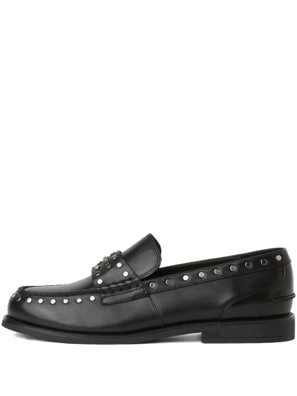 Karl Lagerfeld Jeans stud-embellished loafers | Black | Image 1