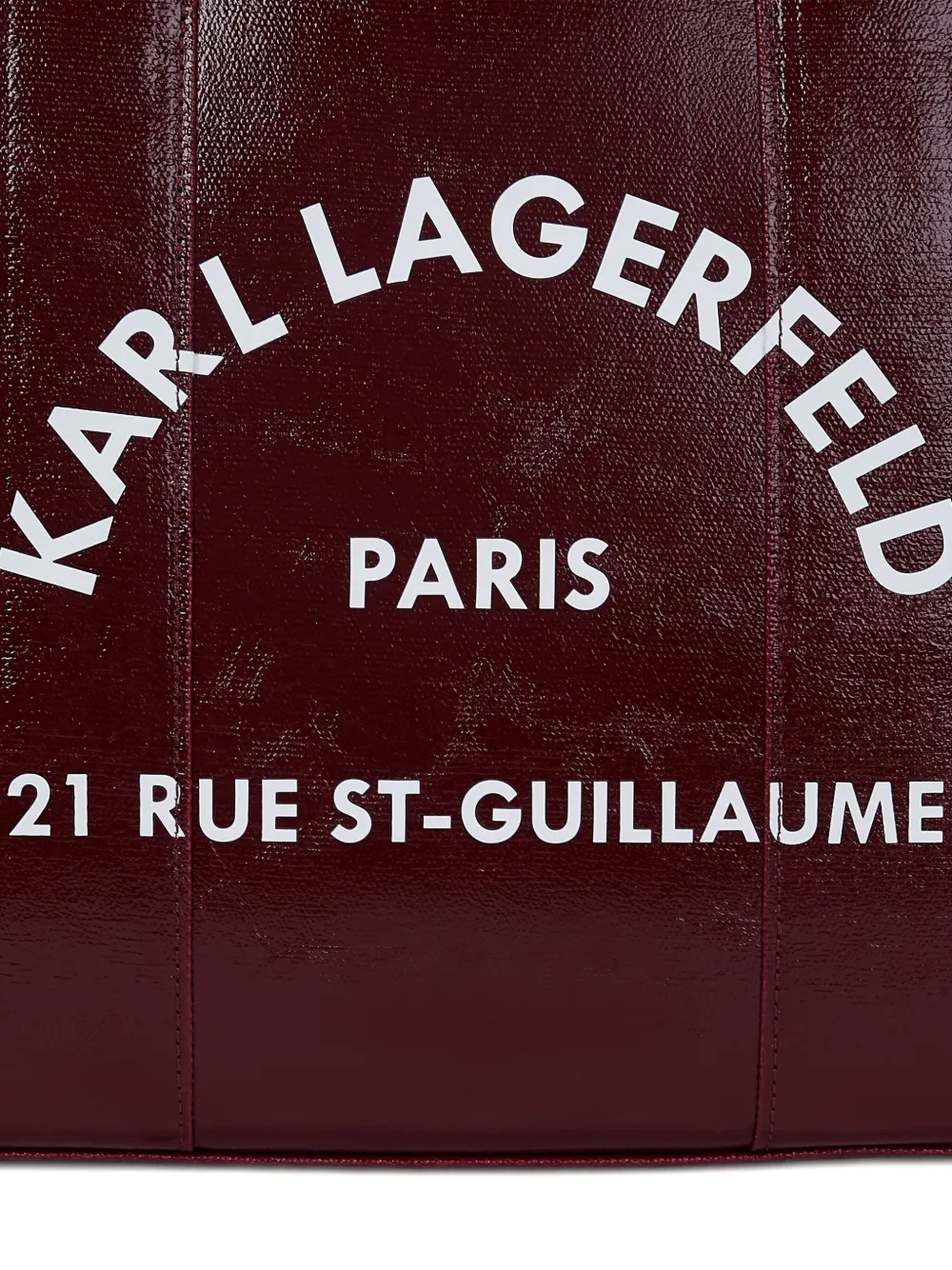 Karl Lagerfeld Medium Rue St-Guillaume shopper Rood
