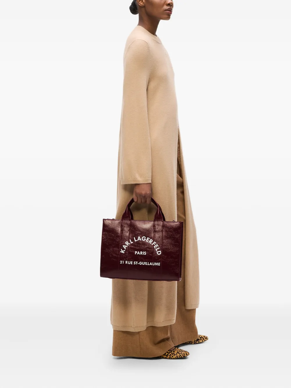 Karl Lagerfeld Medium Rue St-Guillaume shopper Rood