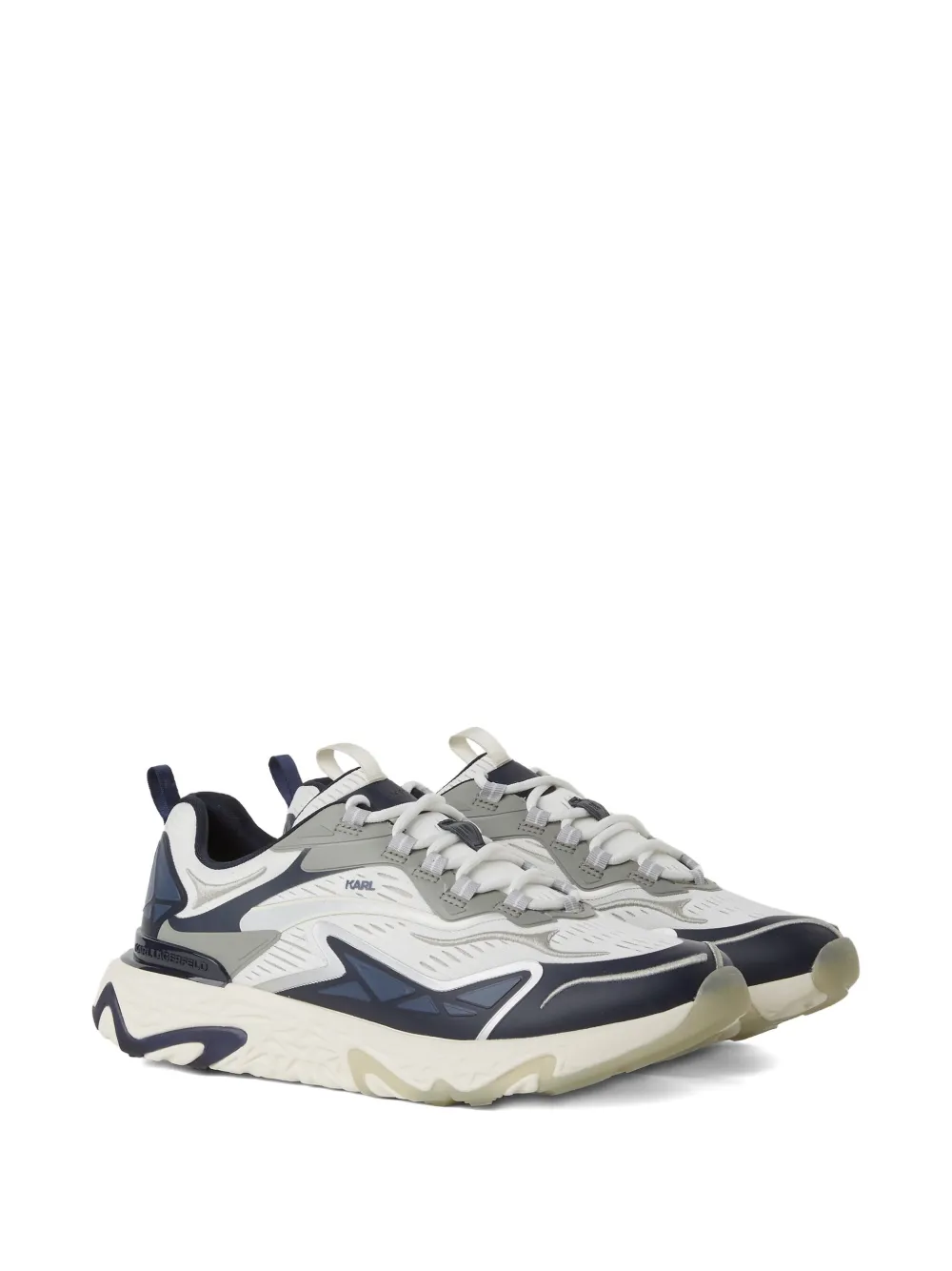 Karl Lagerfeld Jeans Sneakers met vlakken Blauw