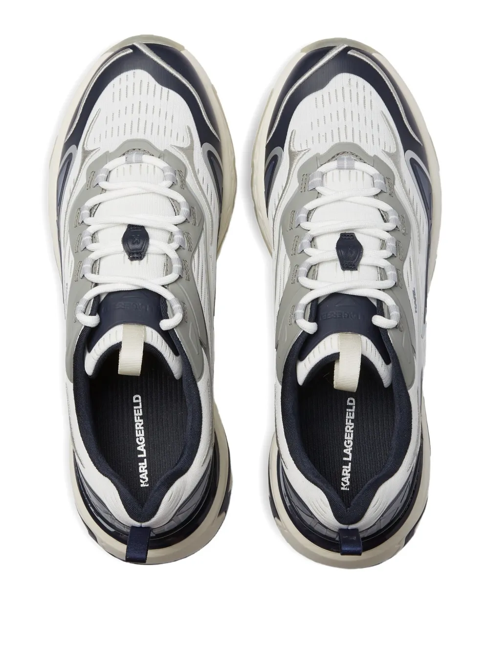 Karl Lagerfeld Jeans Sneakers met vlakken Blauw