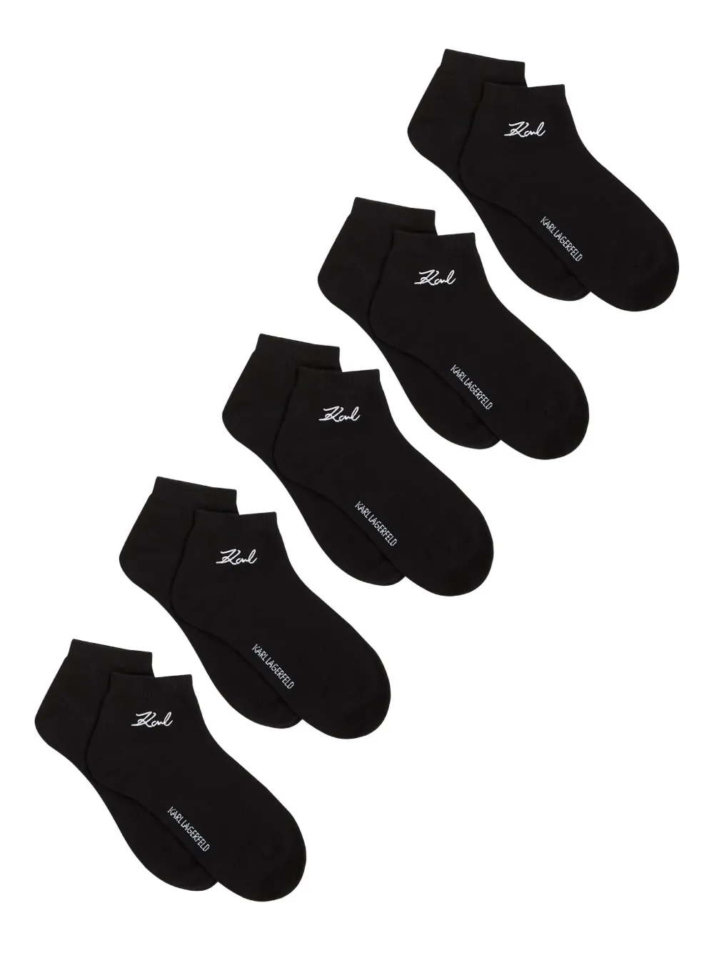 Karl Lagerfeld calcetines con logo bordado (set de 5) | Image 2