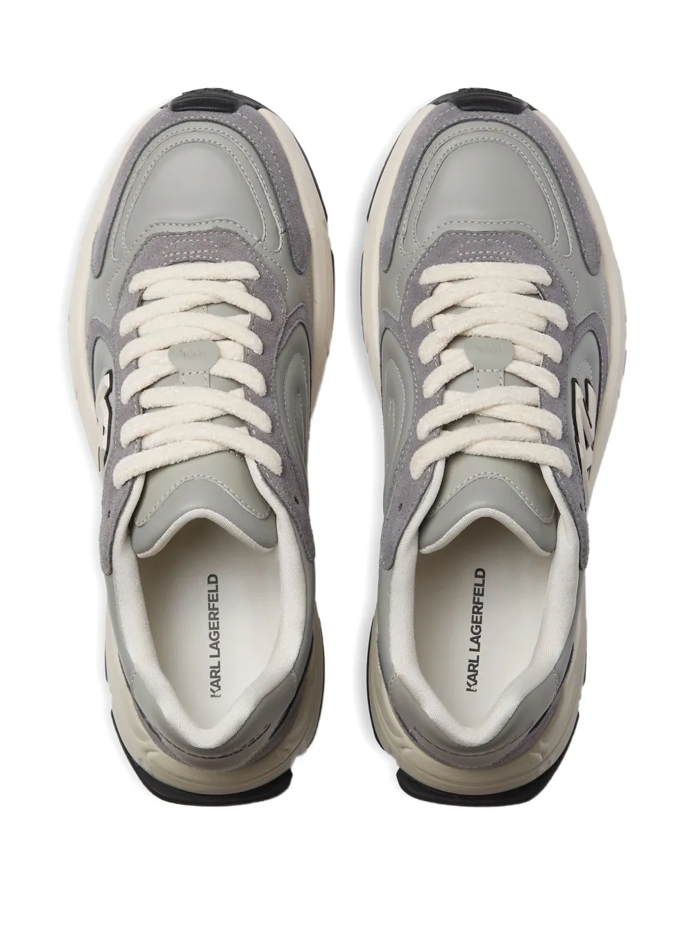 Karl Lagerfeld Jeans Orion sneakers met afwerking Grijs