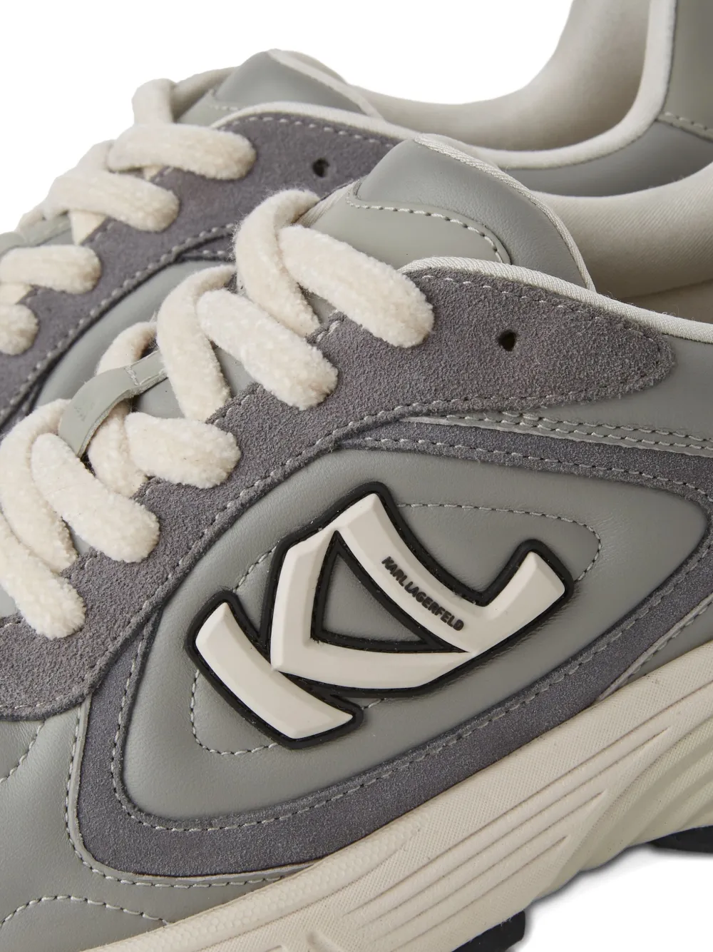 Karl Lagerfeld Jeans Orion sneakers met afwerking Grijs