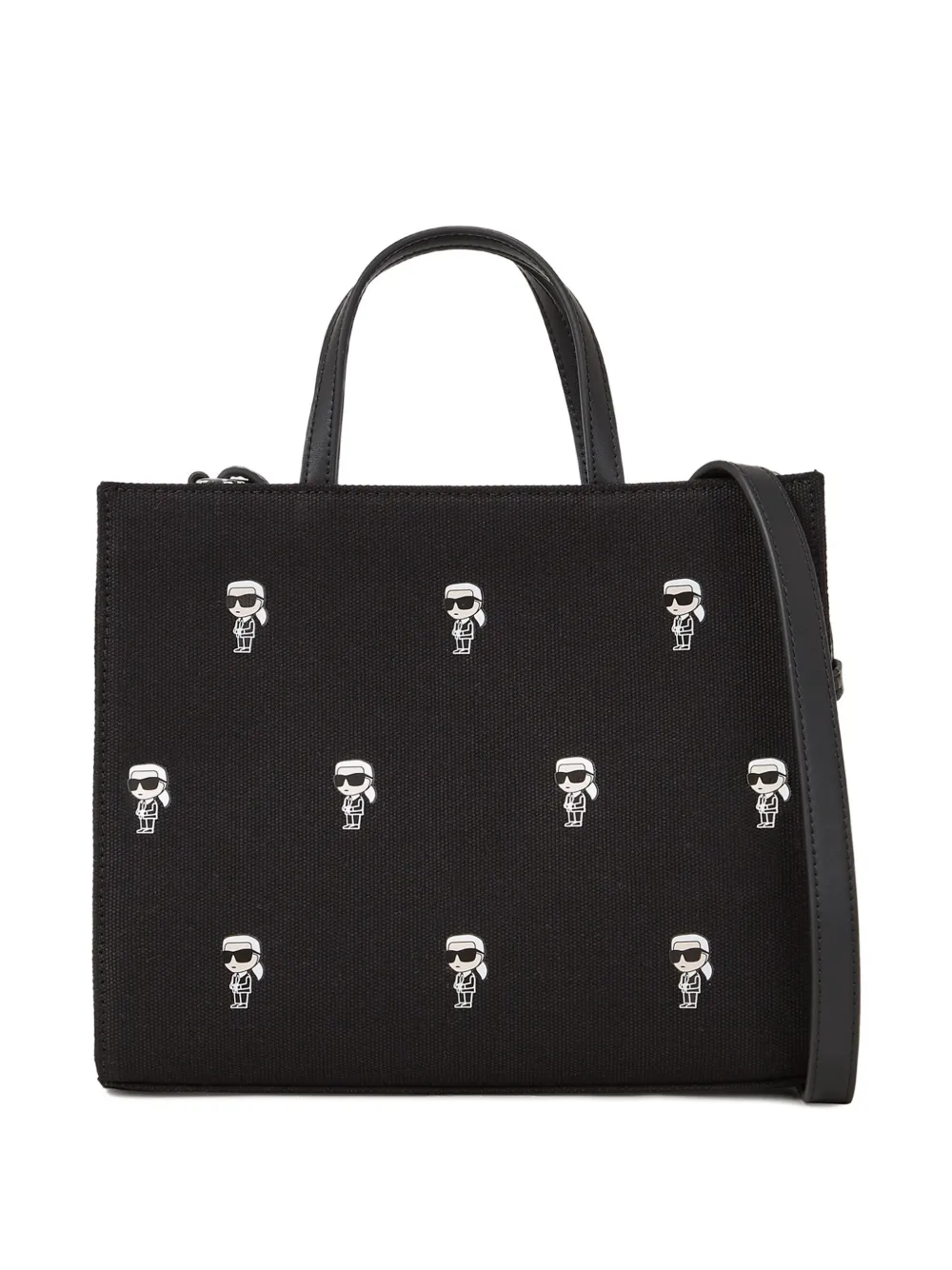 Karl Lagerfeld Ikon shopper met Icon print Zwart