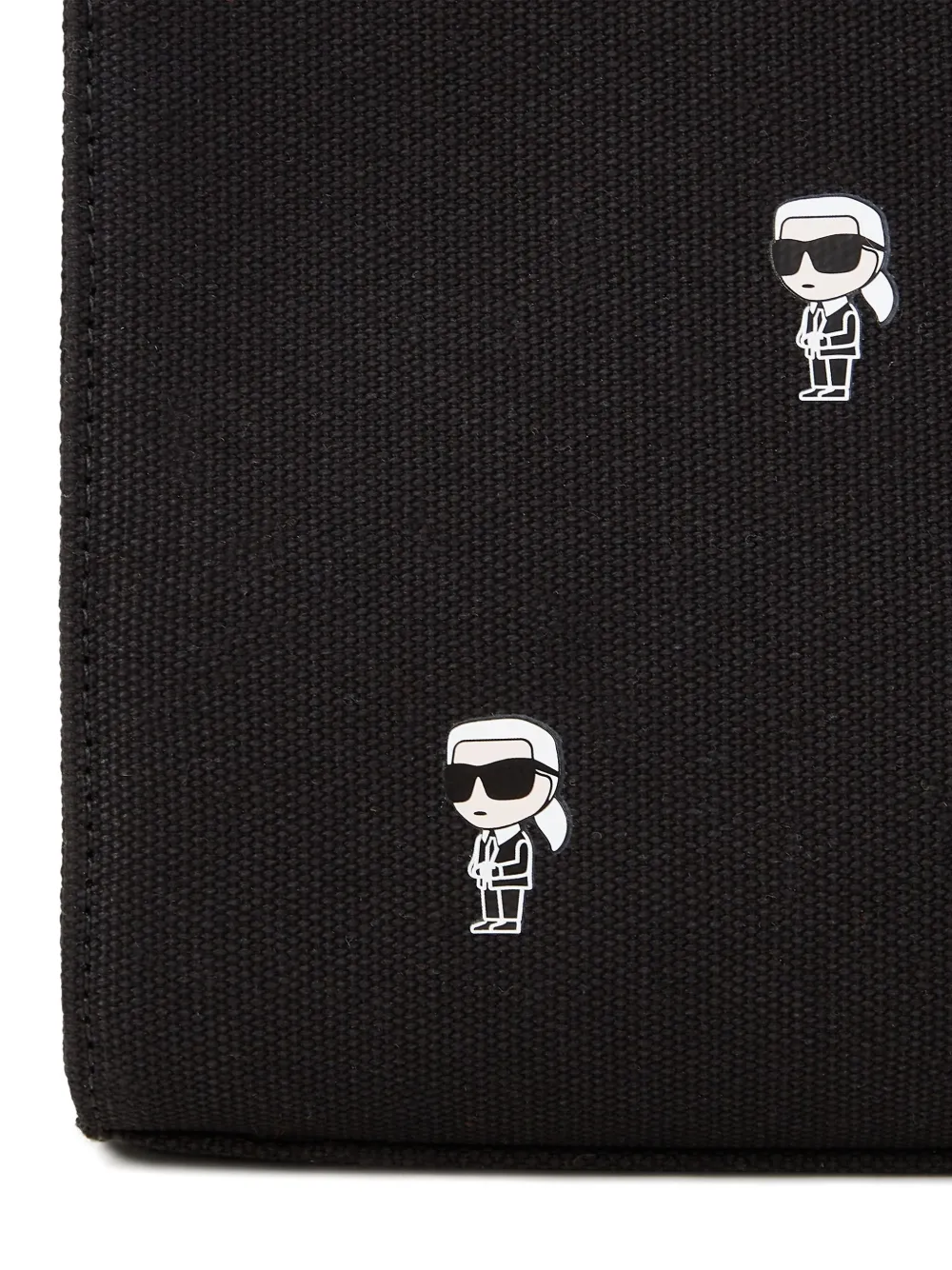 Karl Lagerfeld Ikon shopper met Icon print Zwart