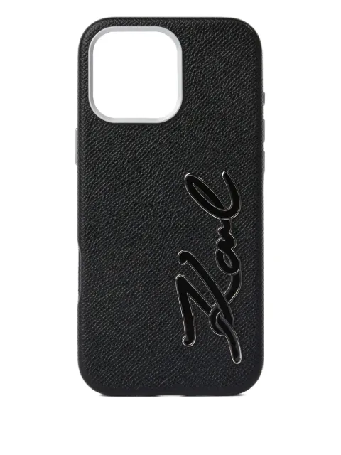 Karl Lagerfeld funda para iPhone 16 Pro Max Signature