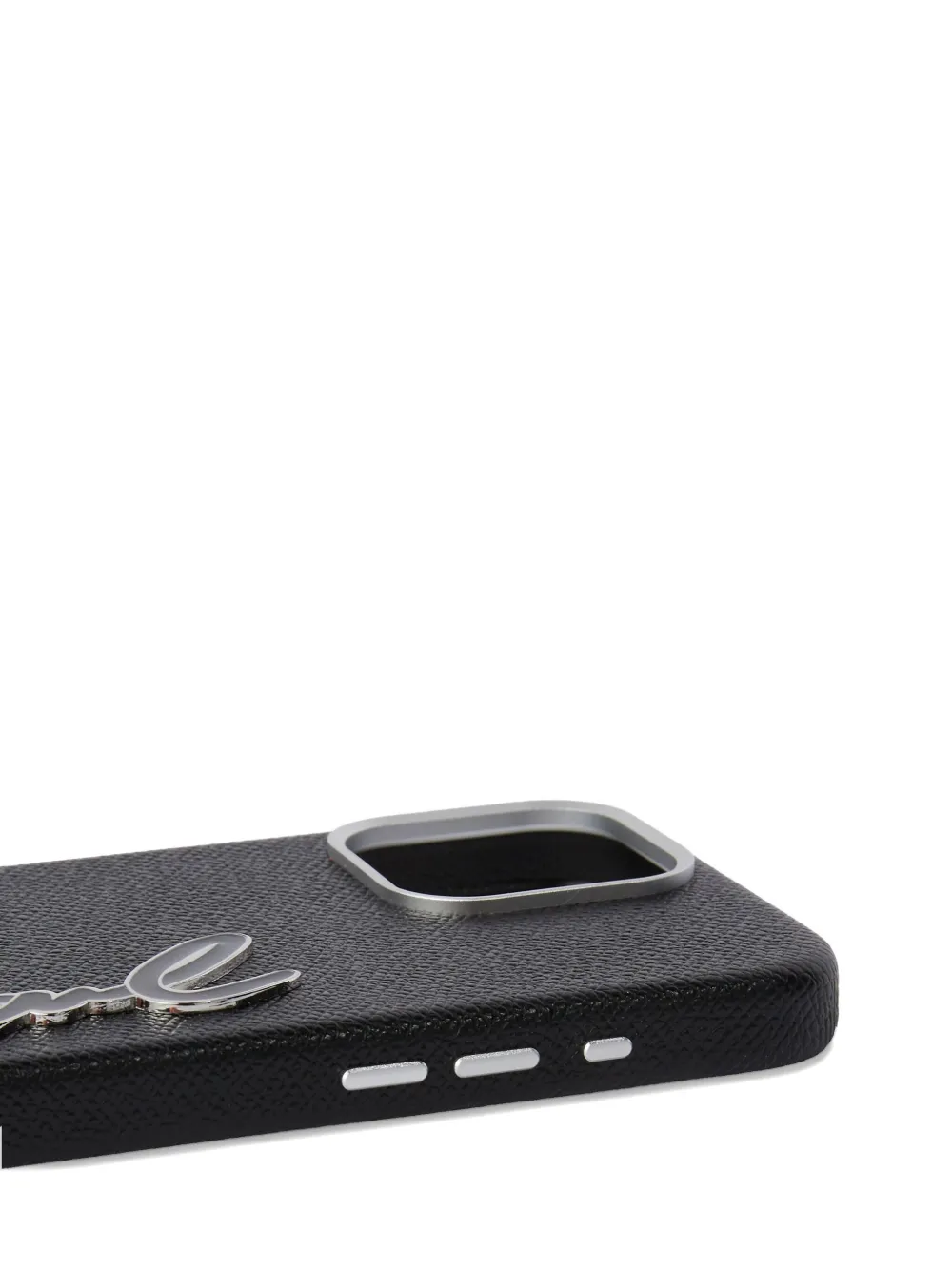 Karl Lagerfeld iPhone 16 Pro Max hoesje met kenmerkend logo Zwart