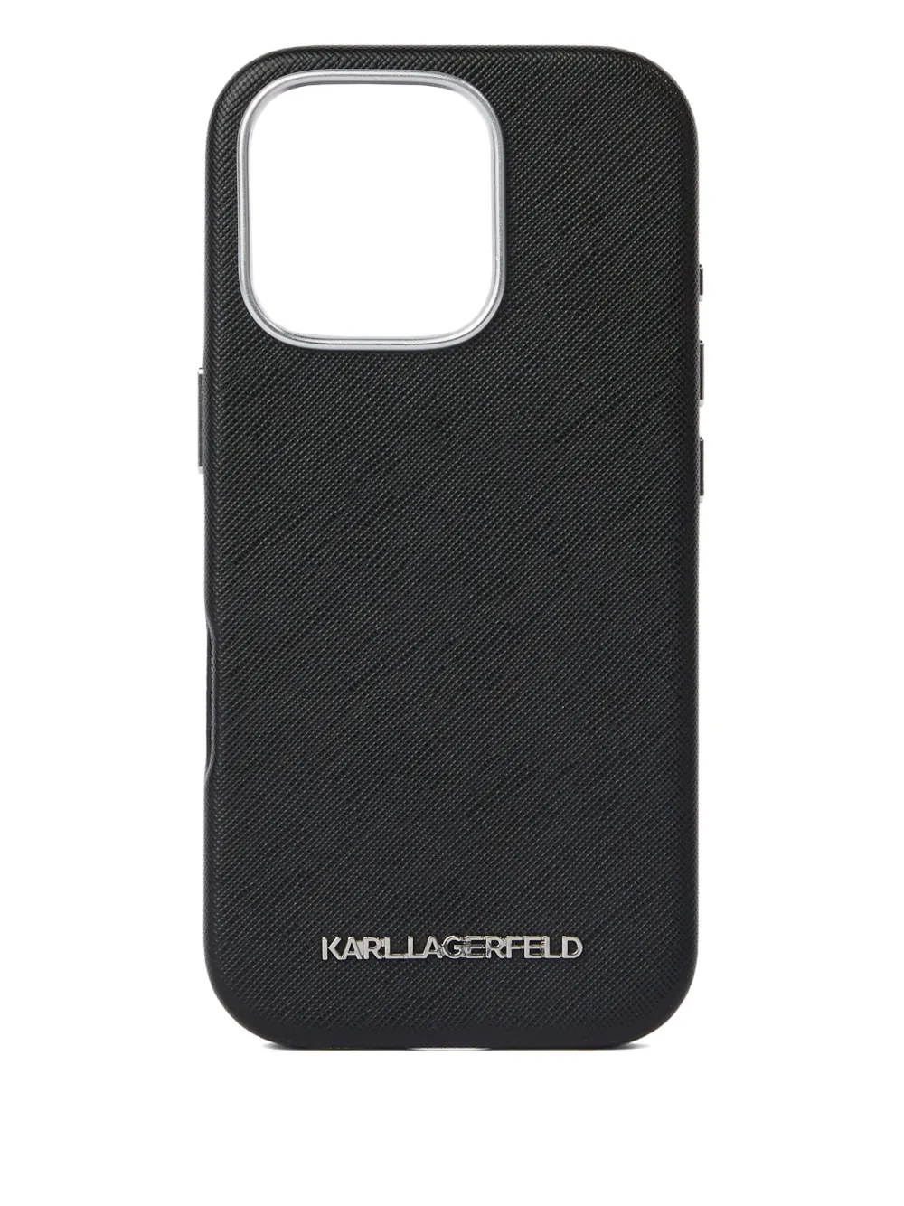 Karl Lagerfeld Capa para iPhone 16 Pro Max com logo | Preto | Image 1