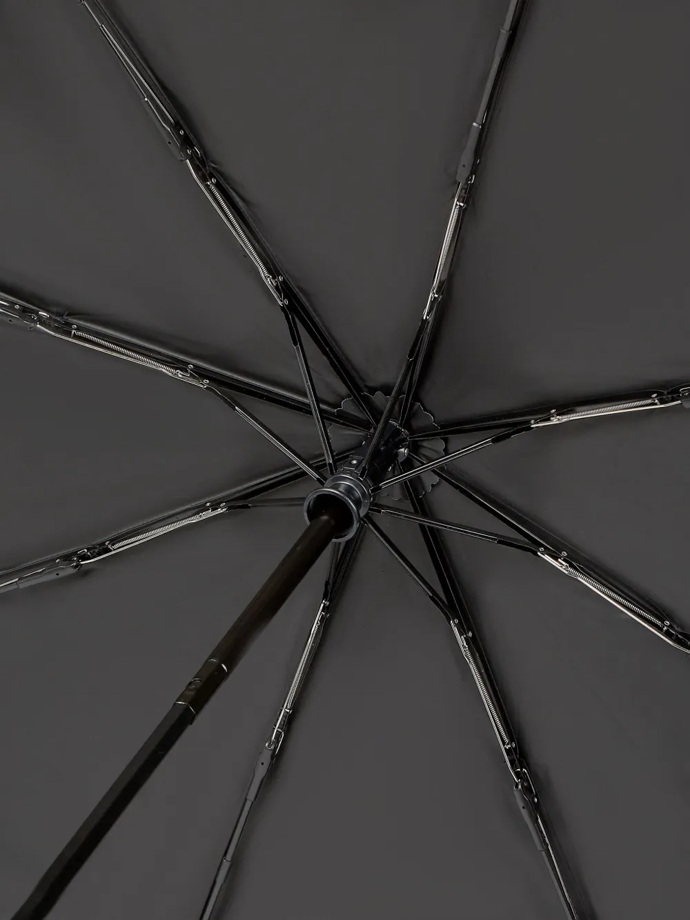 Karl Lagerfeld Small Ikon-print Umbrella In Blue