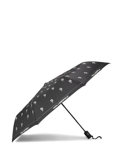 Karl Lagerfeld petit parapluie à imprimé Ikon