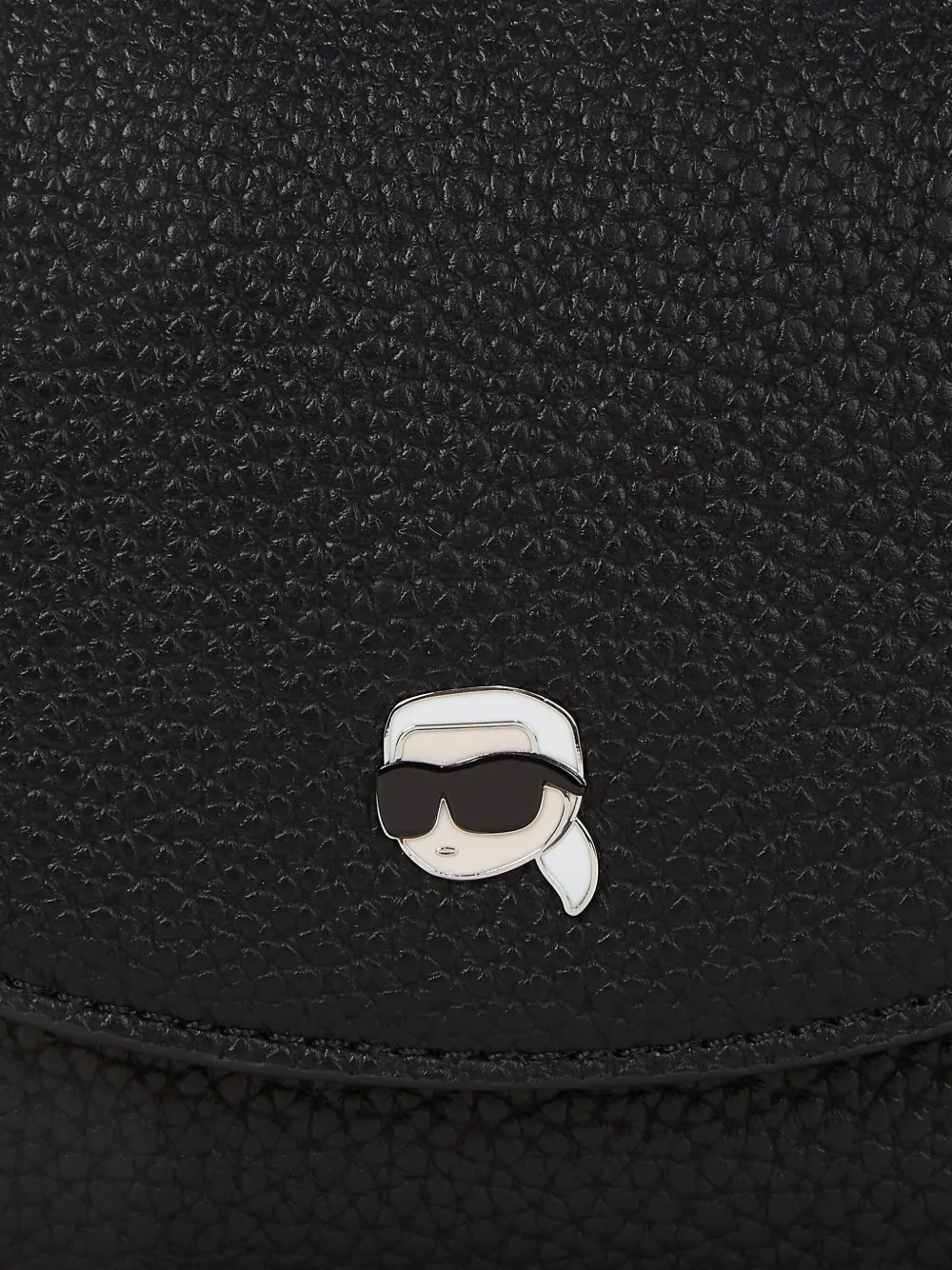 Karl Lagerfeld Ikon crossbodytas met omslag Zwart