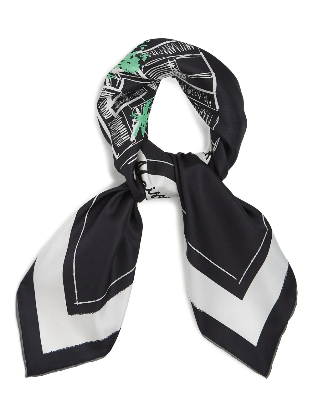 Karl Lagerfeld mascada de seda K/Sketch | Image 2