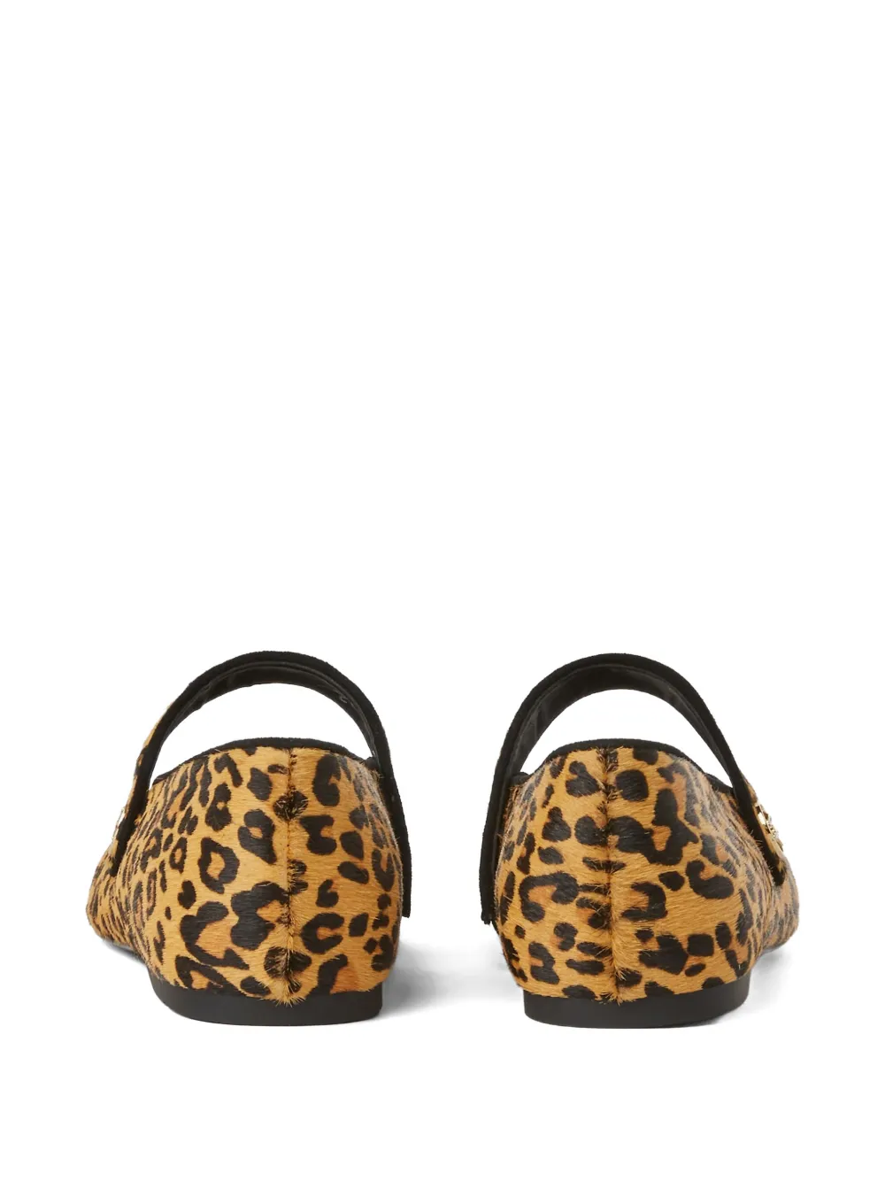 Karl Lagerfeld Konnie ballerina's met luipaardprint Bruin
