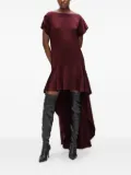 Karl Lagerfeld flared high-low dress