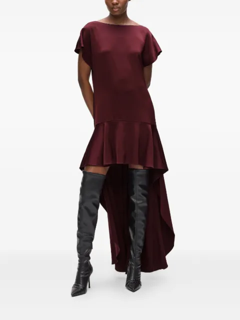 Karl Lagerfeld flared high-low dress