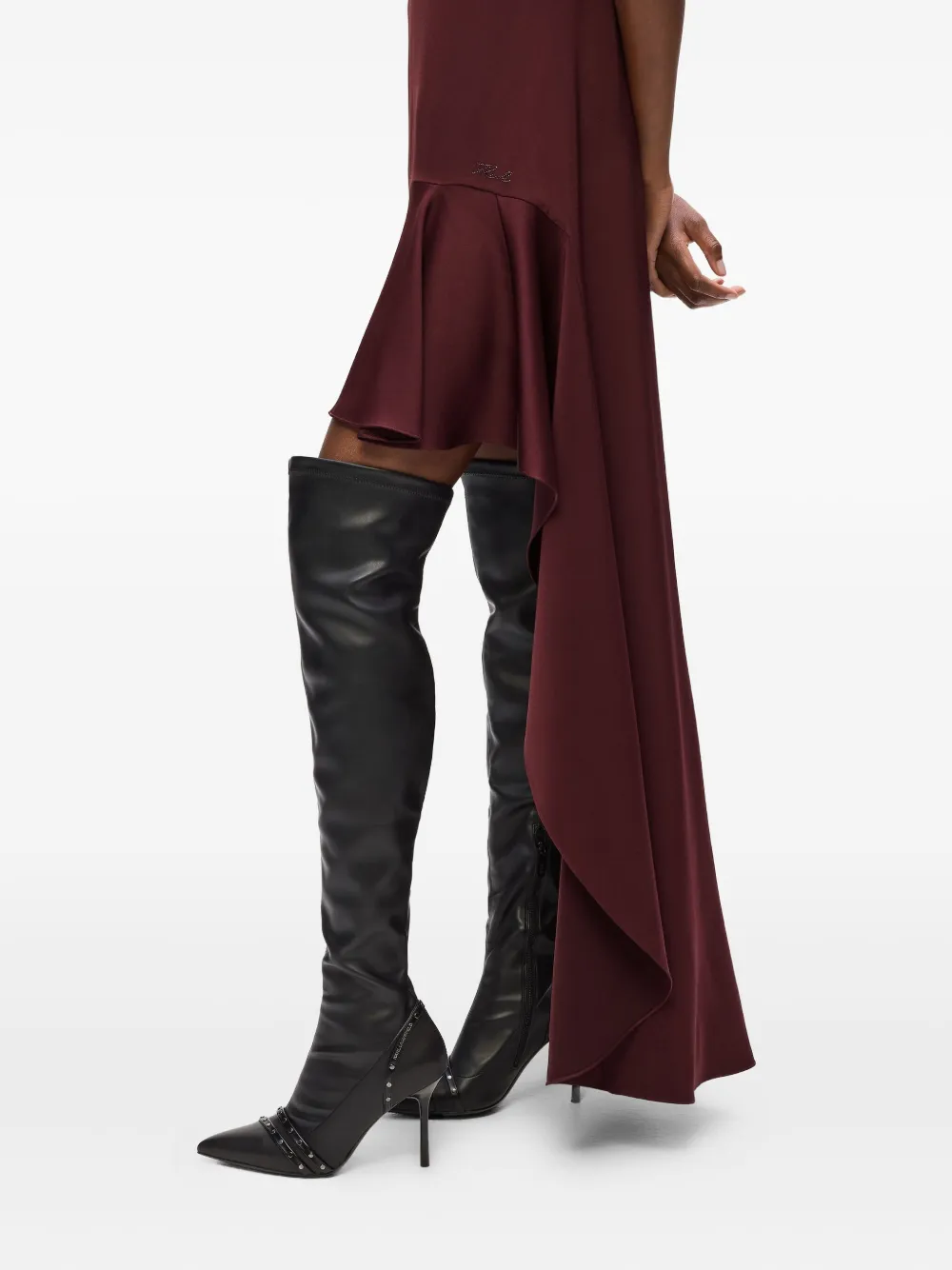 Karl Lagerfeld Flared jurk Rood