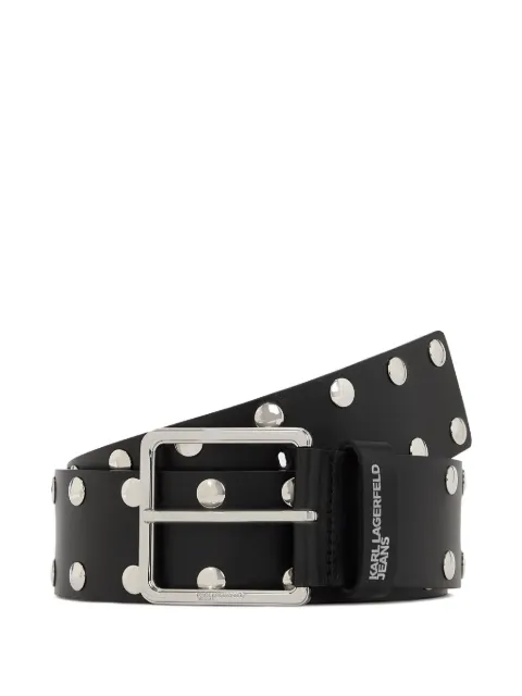 Karl Lagerfeld Jeans stud-embellished belt