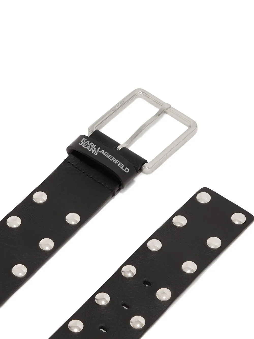Karl Lagerfeld Jeans Riem met studs - Zwart