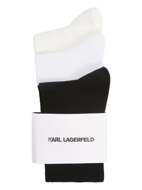 Karl Lagerfeld set de calcetines con logo (set de 3 piezas)