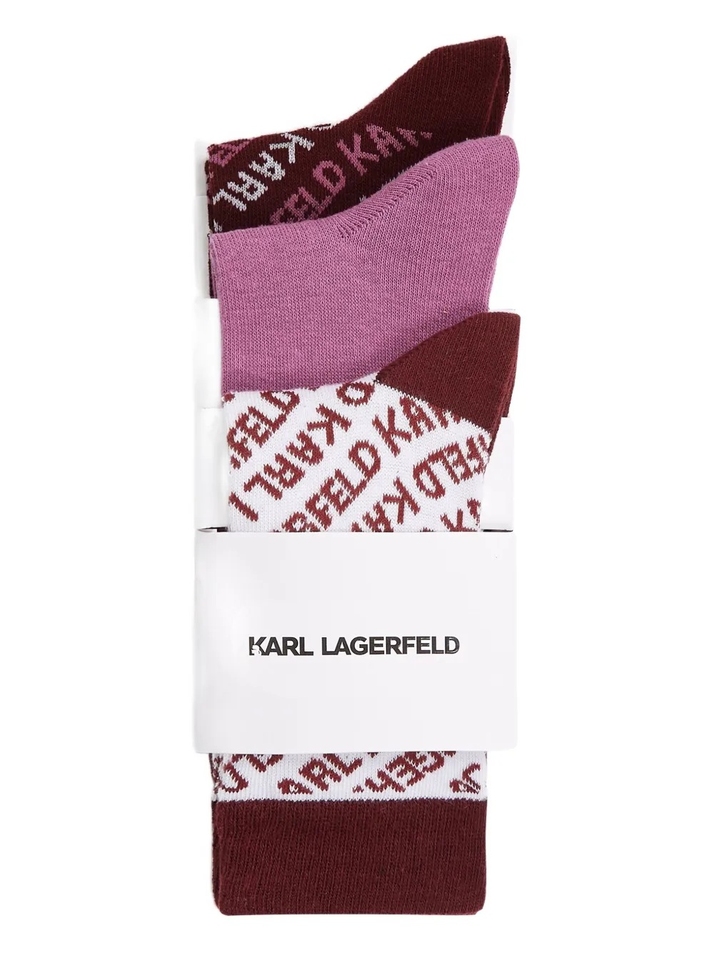 Karl Lagerfeld set de tres pares de calcetines con monograma | Image 2