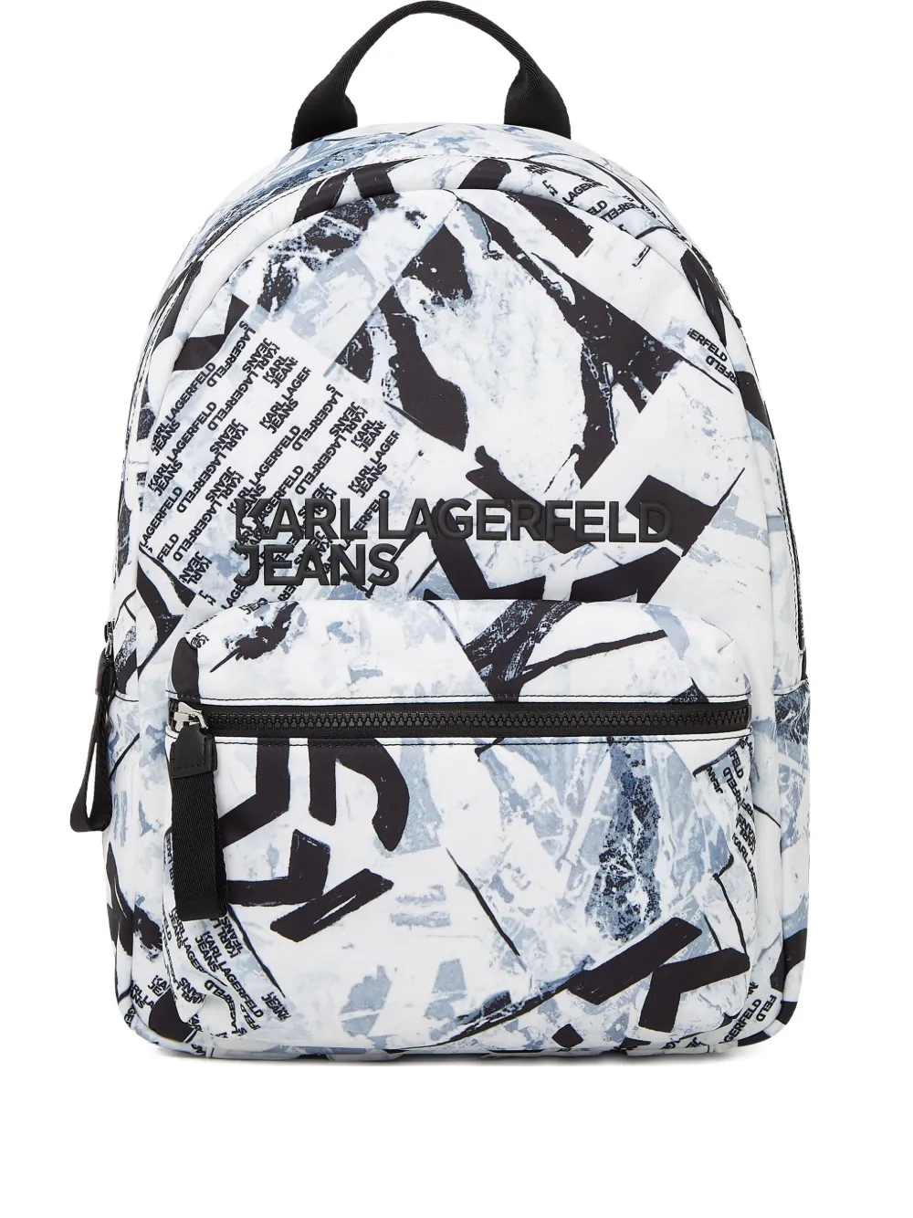 Karl Lagerfeld Jeans all-over print backpack | White | Image 1