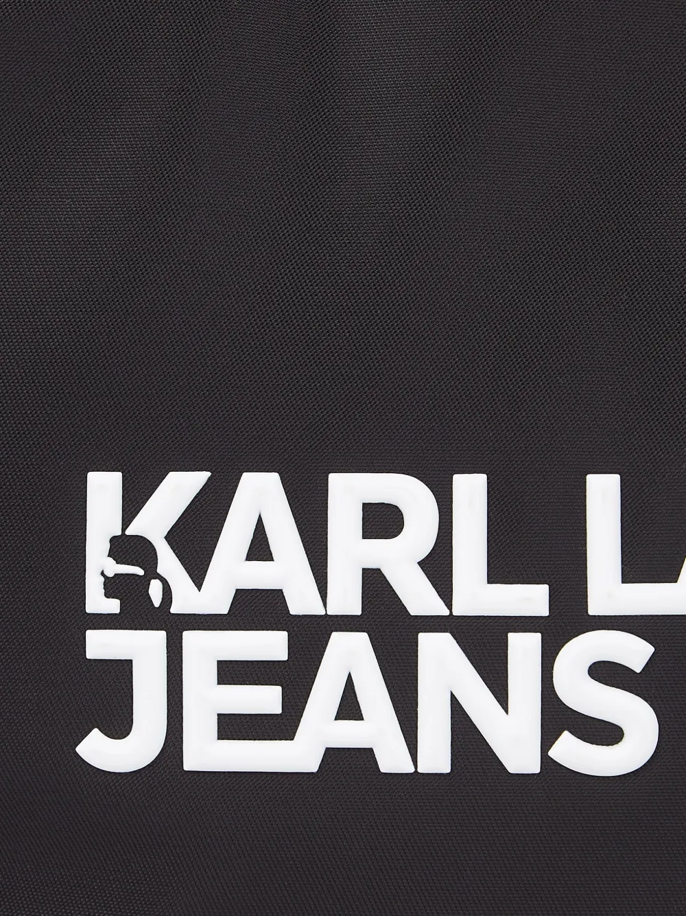 Karl Lagerfeld Jeans Crossbodytas met logodetail Zwart
