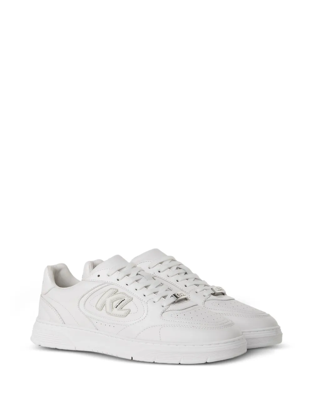 Karl Lagerfeld Jeans Tênis com patch de logo e cadarço | Cano baixo | Image 2
