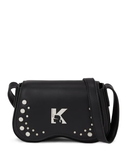 Karl Lagerfeld Jeans mini stud-embellished cross body bag