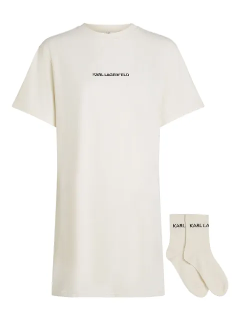Karl Lagerfeld camisón y calcetines con logo