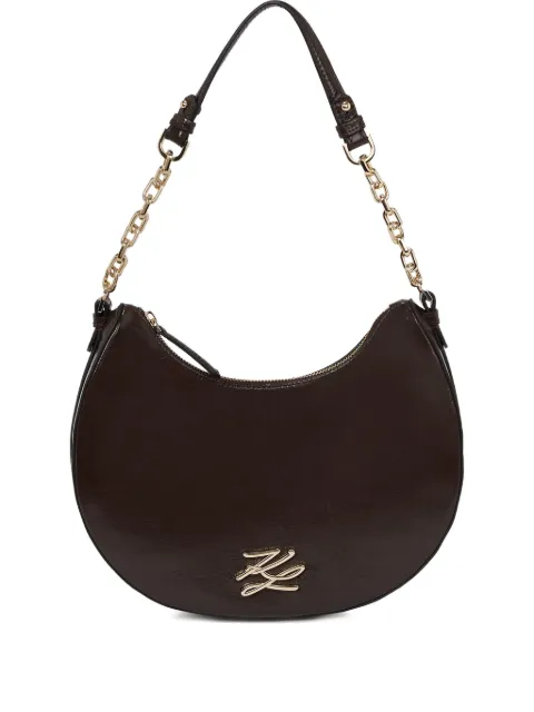 Karl Lagerfeld K/Autograph naplak moon shoulder bag
