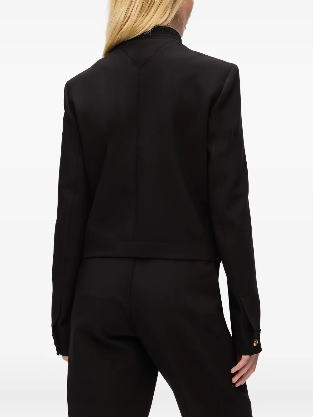 Karl Lagerfeld Trainingsjack met hoge hals Zwart