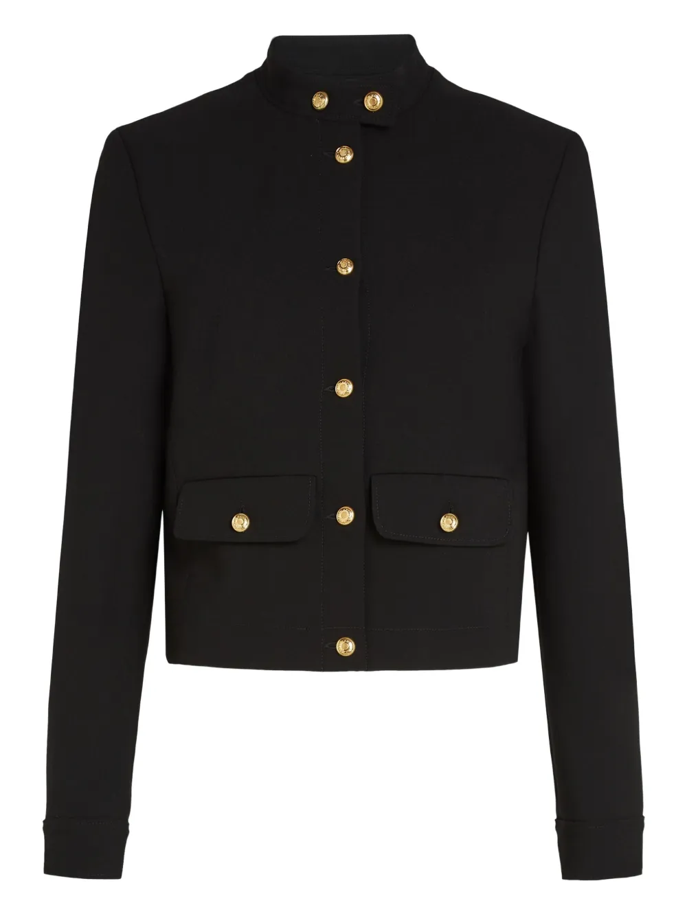 Karl Lagerfeld Trainingsjack met hoge hals Zwart