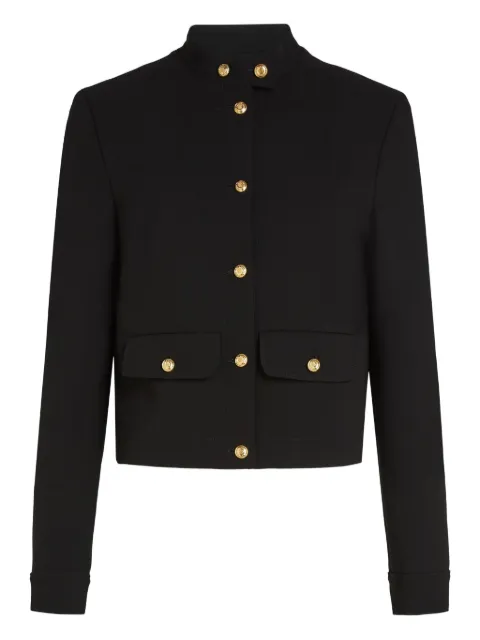 Karl Lagerfeld mock-neck jacket