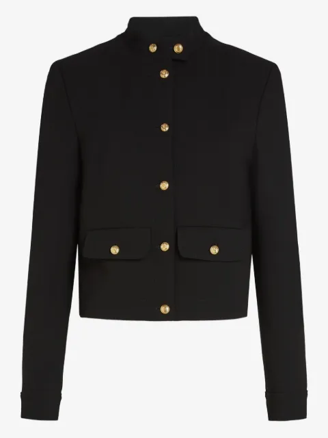 Karl Lagerfeld mock-neck jacket